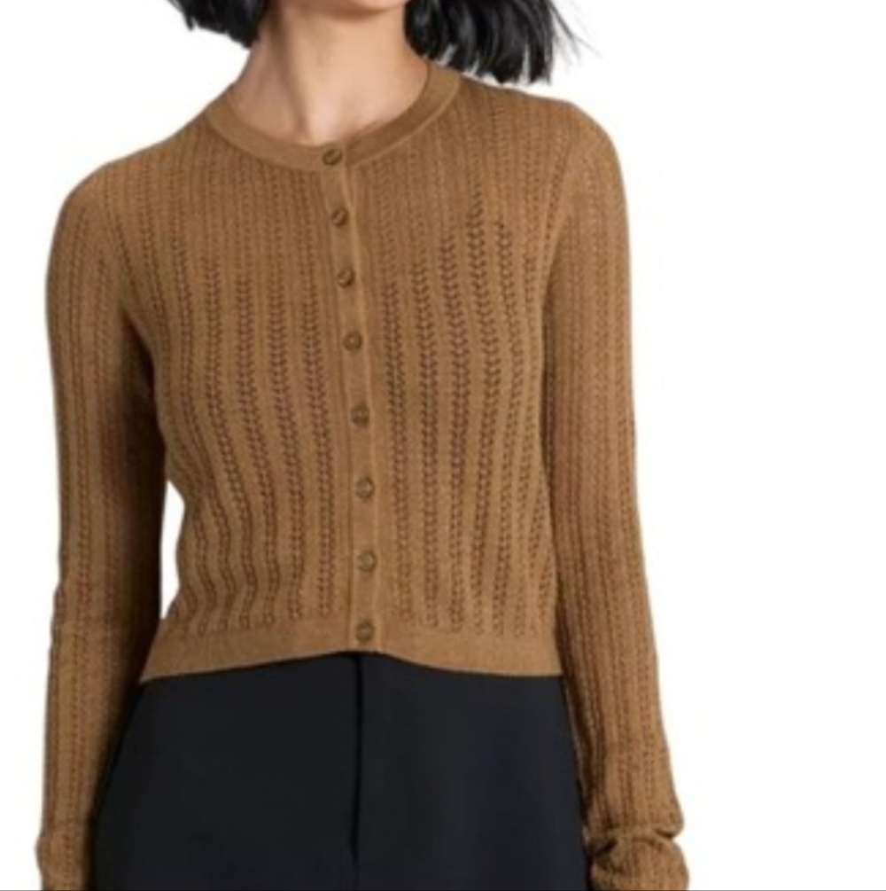 Pointelle summer cardigan
